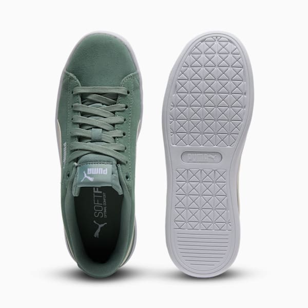 Vikky v3 Women's Wide Sneakers, Green Moon-Warm White, extralarge