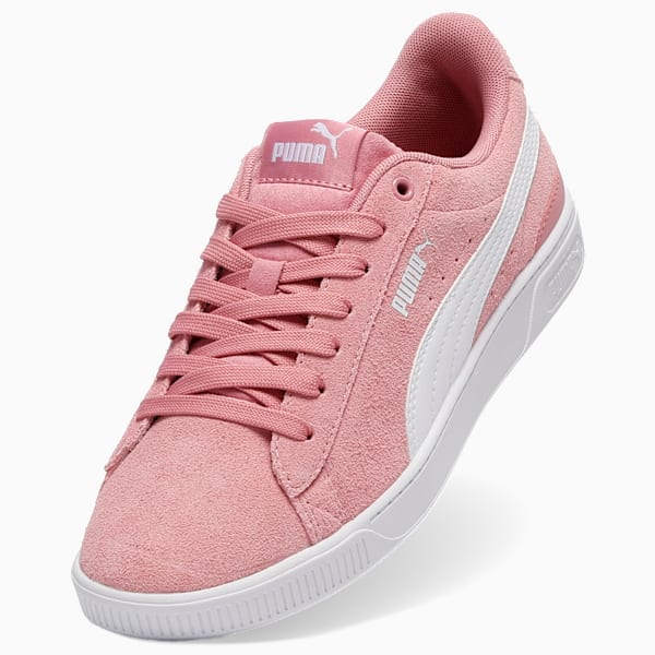 Vikky v3 Women's Wide Sneakers, Poised Pink-PUMA White, extralarge