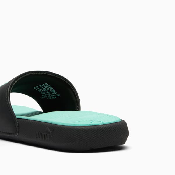 Cool Cat 2.0 Sandals Kids, PUMA Black-Mint, extralarge