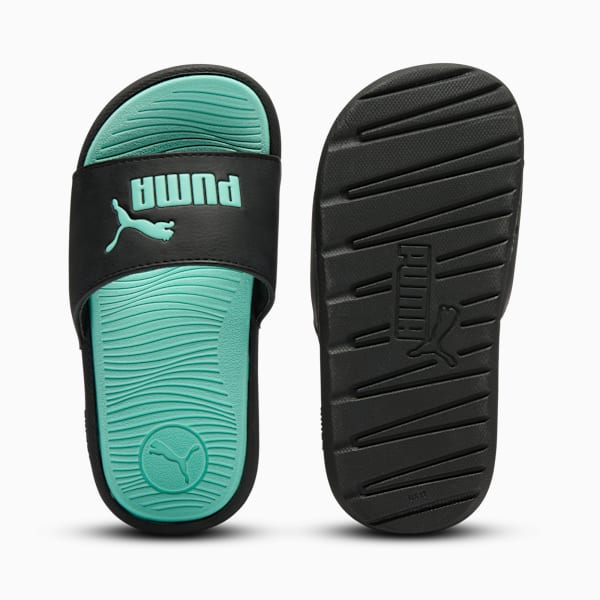 Cool Cat 2.0 Sandals Kids, PUMA Black-Mint, extralarge