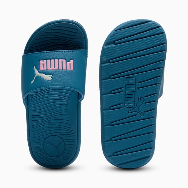 Cool Cat 2.0 Little Kids' Slides, Blue Horizon-Peaceful Blue-Pale Pink, extralarge