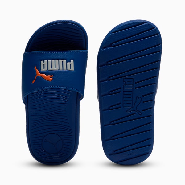 Cool Cat 2.0 PS Little Kids' Sandals, Blazing Blue-Cool Light Gray-Rickie Orange, extralarge