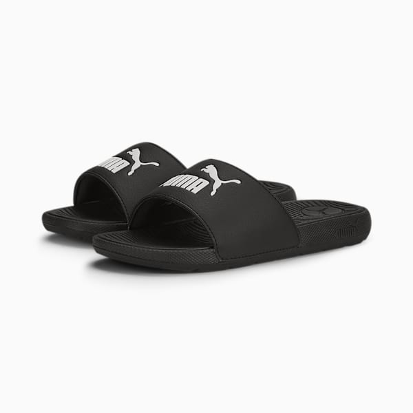 Cool Cat 2.0 Slides Kids, PUMA Black-PUMA White, extralarge-GBR