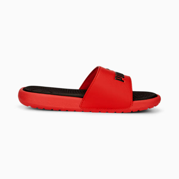 Cool Cat 2.0 BX Little Kids' Slides, For All Time Red-PUMA Black, extralarge