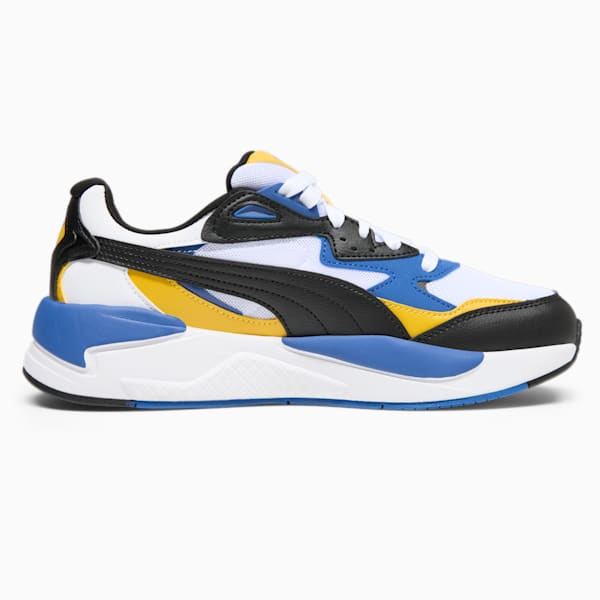 X-Ray Speed Wide Sneakers, PUMA White-PUMA Black-Yellow Sizzle, extralarge