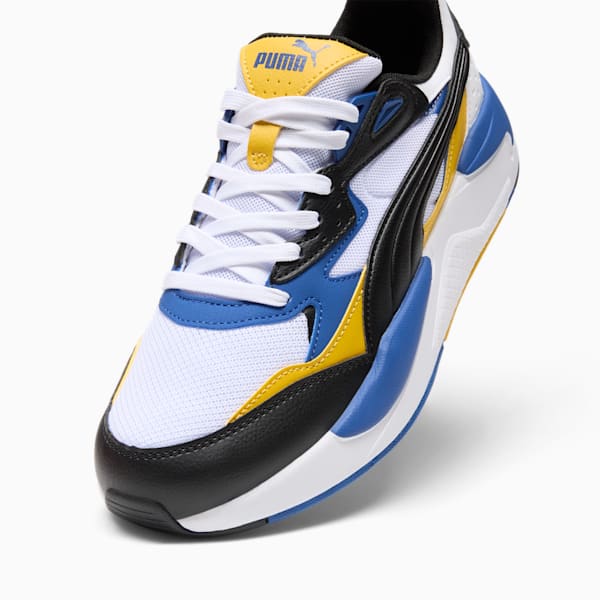 X-Ray Speed Wide Sneakers, PUMA White-PUMA Black-Yellow Sizzle, extralarge