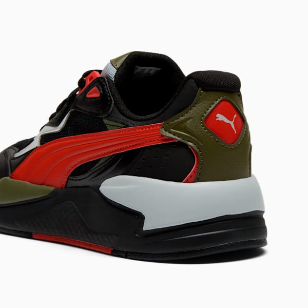 X-Ray Speed Wide Sneakers, PUMA Black-Red Fire-Cool Light Gray, extralarge