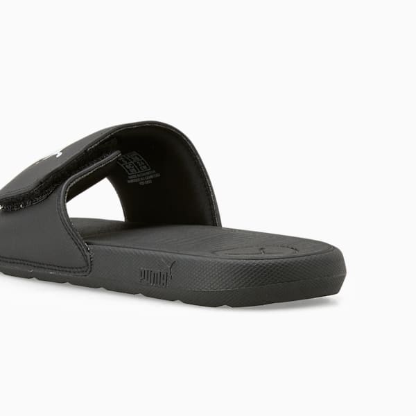 Cool Cat 2.0 V Big Kids' Slides, PUMA Black-PUMA White, extralarge