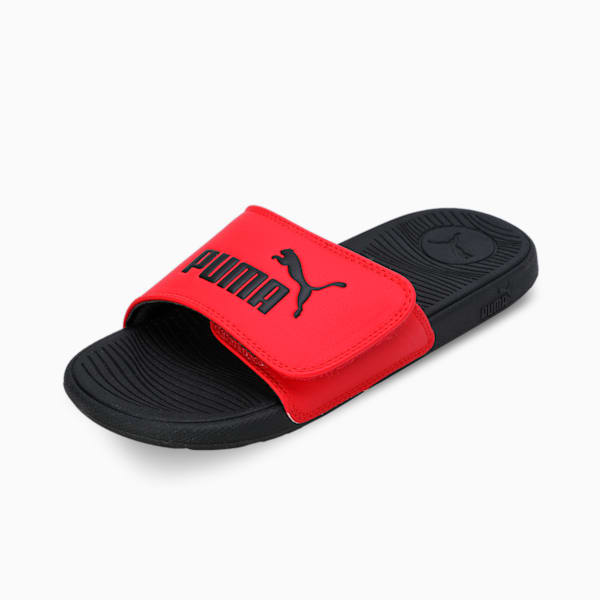 Cool Cat 2.0 V Youth Slides, PUMA Red-PUMA Black, extralarge-IND