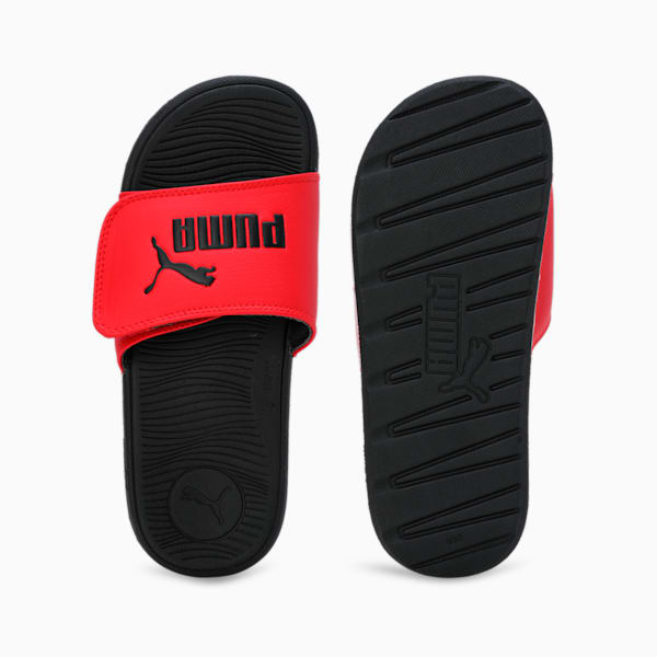 Cool Cat 2.0 V Youth Slides, PUMA Red-PUMA Black, extralarge-IND