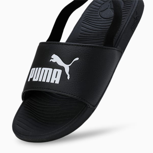 Cool Cat 2.0 Backstrap Kid's Sandals, PUMA Black-PUMA White, extralarge-IND