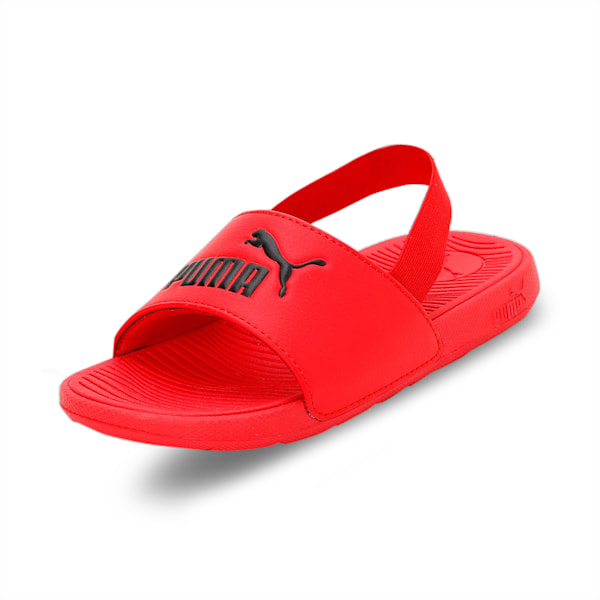 Cool Cat 2.0 Backstrap Kid's Sandal, For All Time Red-PUMA Black, extralarge-IND