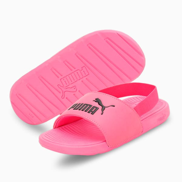 Cool Cat 2.0 Backstrap Kids' Sandal, Fluo Pink-PUMA Black