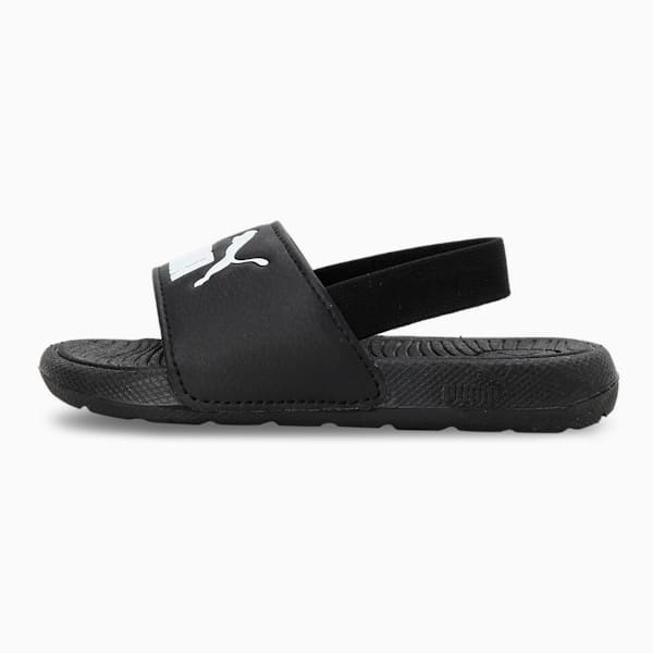 Cool Cat 2.0 Backstrap Babies' Slides, PUMA Black-PUMA White, extralarge-IND