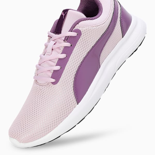 Pop Women's Shoes, Grape Mist-Crushed Berry-PUMA White, extralarge-IND