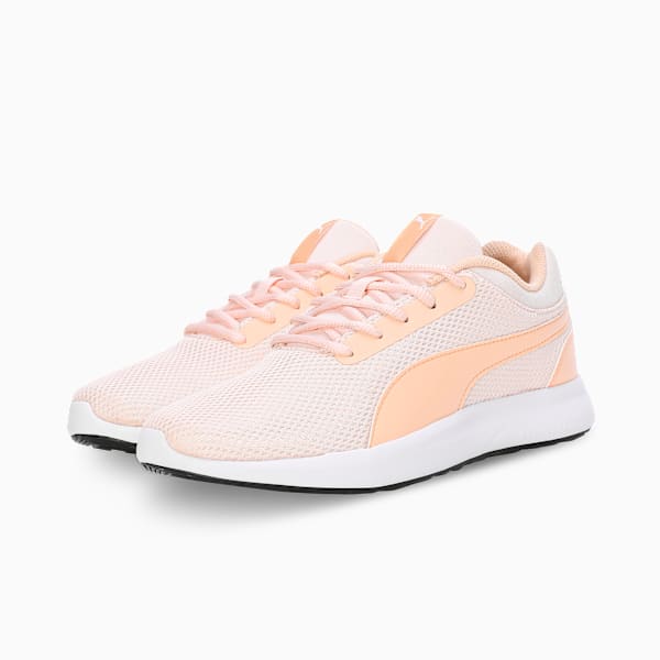 Pop Women's Shoes, Rosebay-Peach Fizz-PUMA White, extralarge-IND