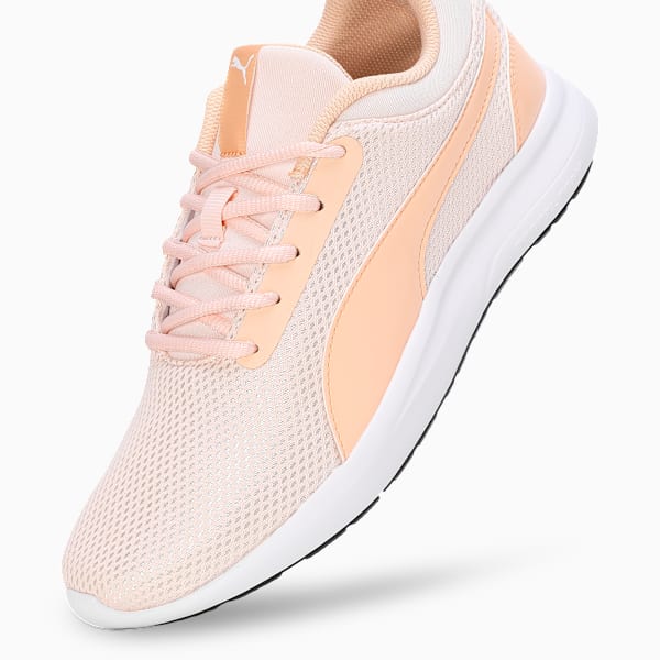 Pop Women's Shoes, Rosebay-Peach Fizz-PUMA White, extralarge-IND
