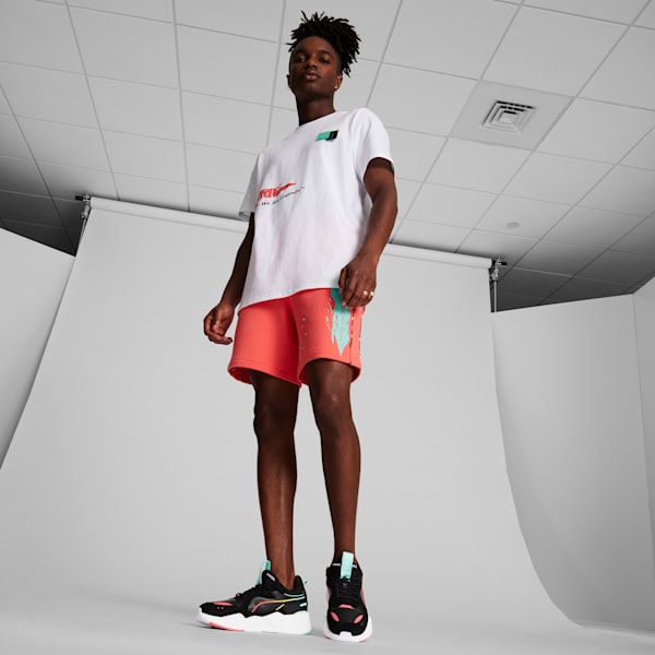 WAL Mas Camp RS-X Sneakers, PUMA Black-Salmon-Electric Peppermint-PUMA White, extralarge