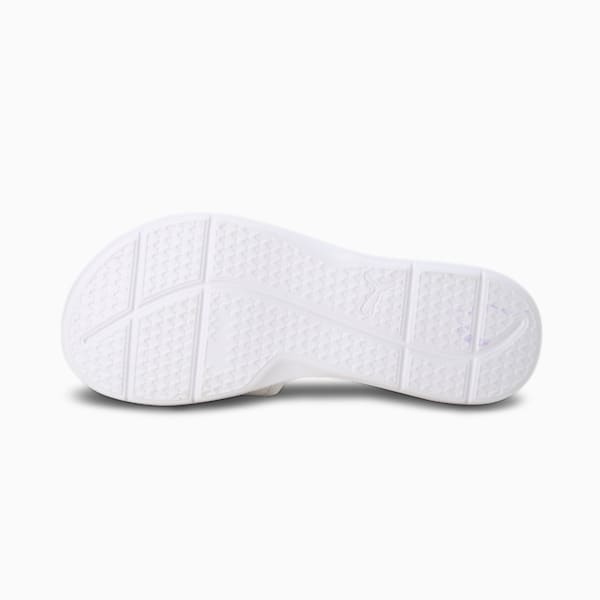 Quilt Women's Slides, PUMA White-Fresh Yellow, extralarge-IND