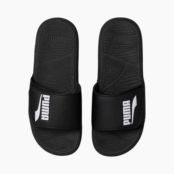 Cool Cat 2.0 FS Slides, PUMA Black-PUMA White, extralarge