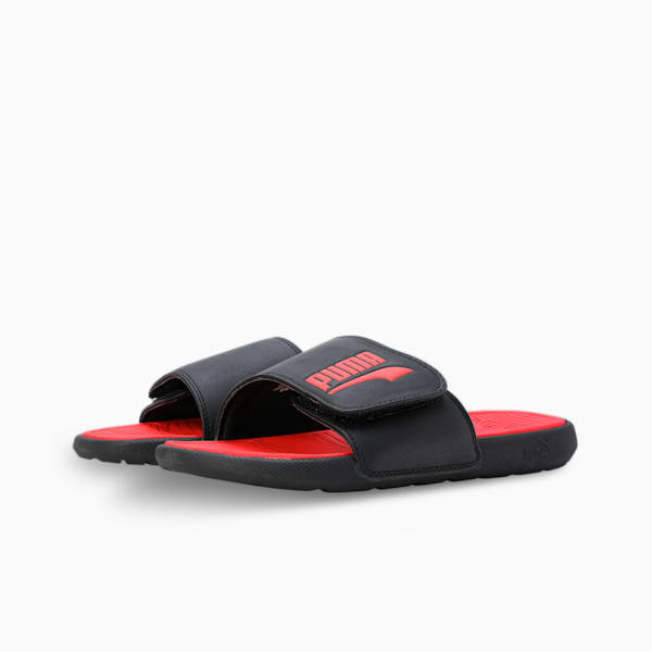 Cool Cat 2.0 V FS Slides, PUMA Black-For All Time Red, extralarge-IND