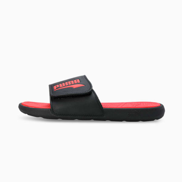 Cool Cat 2.0 V FS Slides, PUMA Black-For All Time Red, extralarge-IND