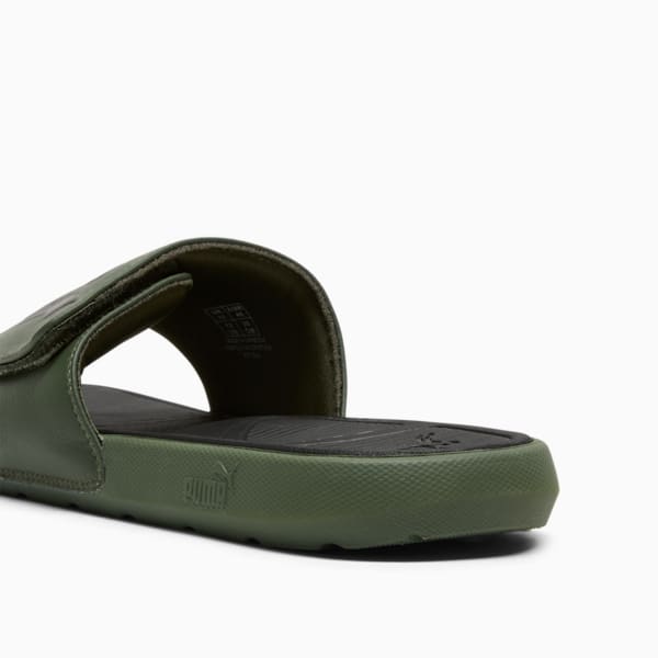 Cool Cat 2.0 FS Slides, Myrtle-PUMA Black, extralarge
