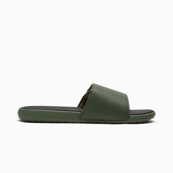 Cool Cat 2.0 FS Slides, Myrtle-PUMA Black, extralarge