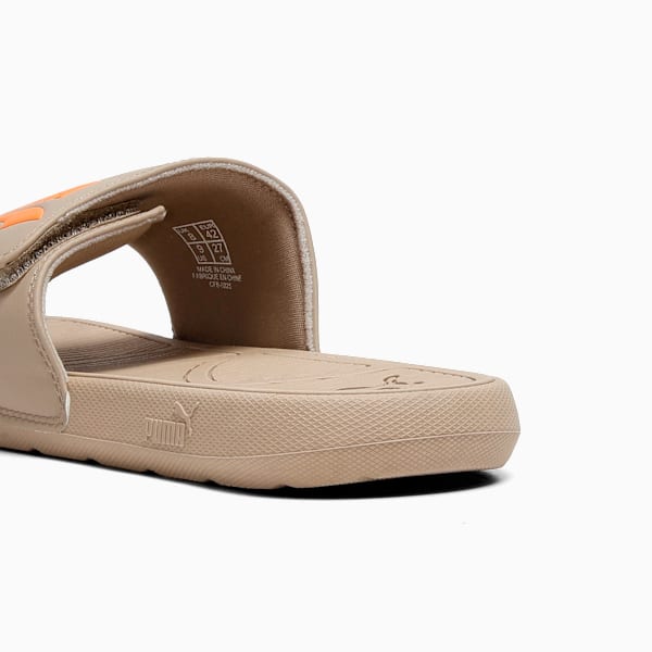 Cool Cat 2.0 FS Slides, Ice Coffee-Orange Glo, extralarge