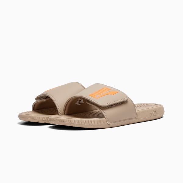 Cool Cat 2.0 FS Slides, Ice Coffee-Orange Glo, extralarge