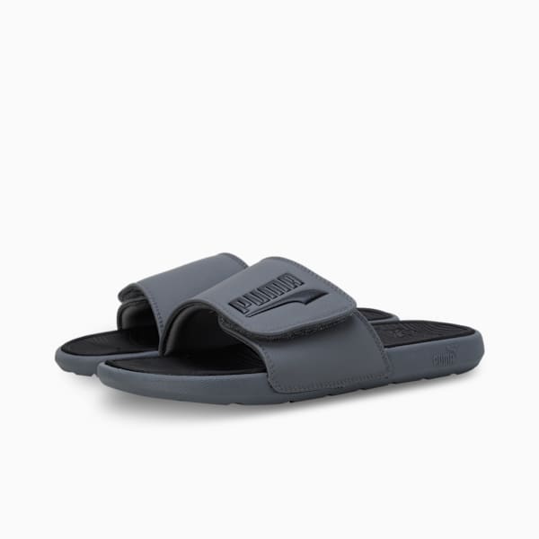 Cool Cat 2.0 V FS BX Slides, Cool Dark Gray-PUMA Black, extralarge-IND