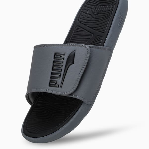 Cool Cat 2.0 V FS BX Slides, Cool Dark Gray-PUMA Black, extralarge-IND