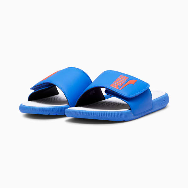 Cool Cat 2.0 V FS BX Slides, Hyperlink Blue-Redmazing-PUMA White, extralarge-IND