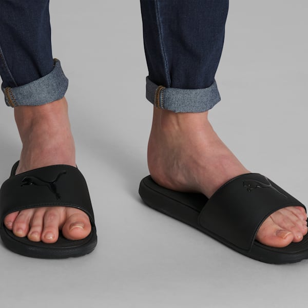 Black puma sliders womens deals