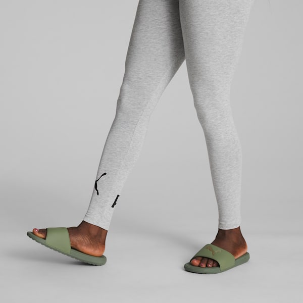 Cool Cat 2.0 Sport Women's Slides, Olivine-PUMA Gold, extralarge