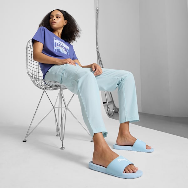 Cool Cat 2.0 Sport Women's Slides, Lucite-PUMA White, extralarge