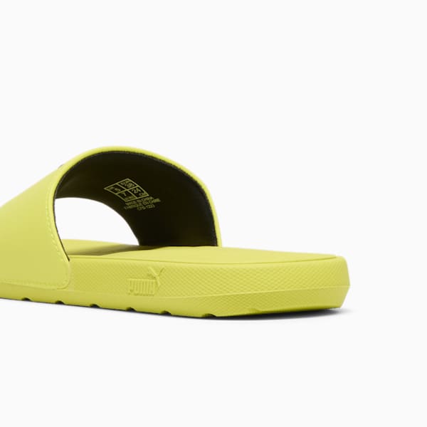 Cool Cat 2.0 Sport Slides Women, Lime Sheen-PUMA Black, extralarge