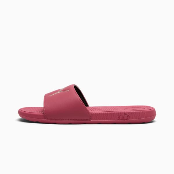 Cool Cat 2.0 Sport Women's Slides, Rose Wine-Rose Gold, extralarge