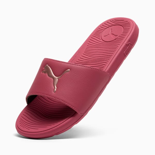 Cool Cat 2.0 Sport Women's Slides, Rose Wine-Rose Gold, extralarge