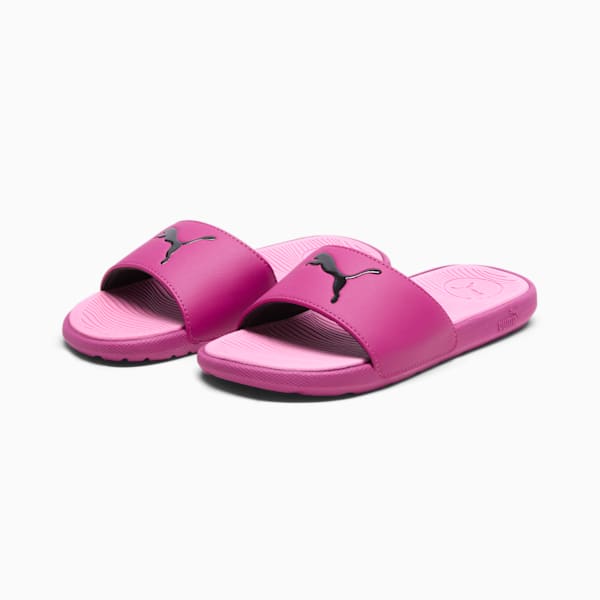 Cool Cat 2.0 Sport Women's Slides, Magenta Gleam-PUMA Black-Mauved Out, extralarge