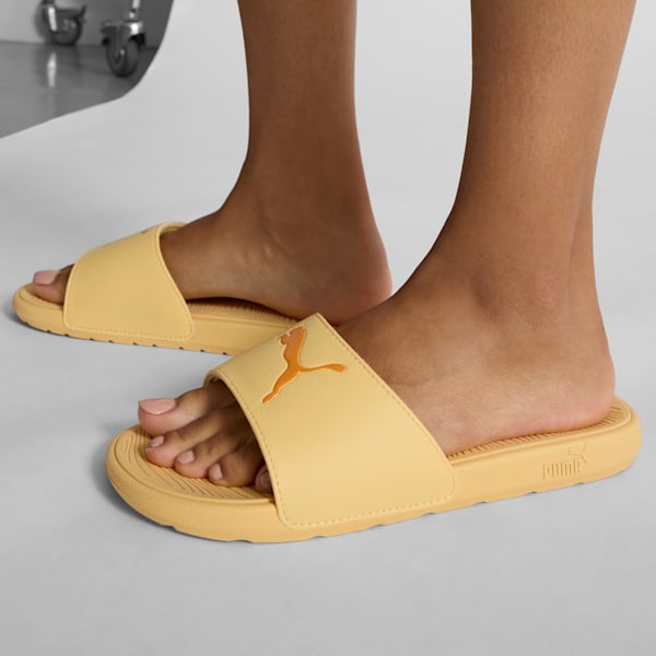Cool Cat 2.0 Sport Women's Slides, Almost Apricot-Dark Poppy, extralarge