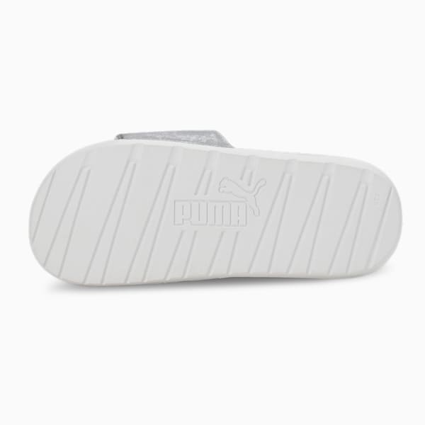 Cool Cat 2.0 Space Women's Slides, PUMA Silver-PUMA White-Matte Silver, extralarge-IND