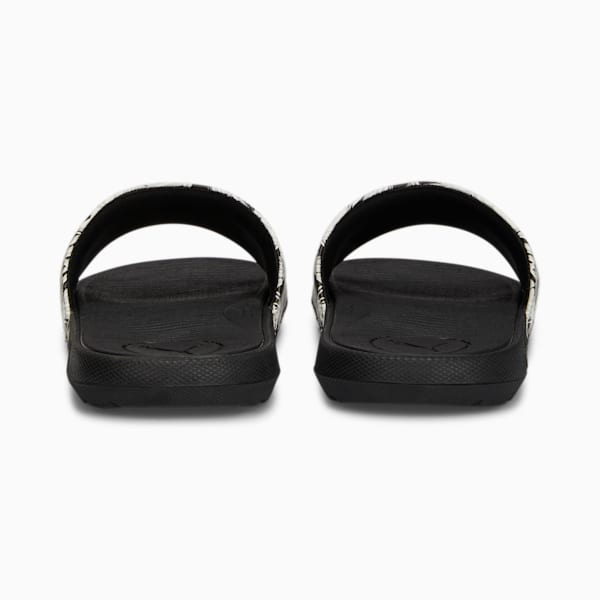 Cool Cat 2.0 Flower Women's Slides, PUMA Black-PUMA White, extralarge