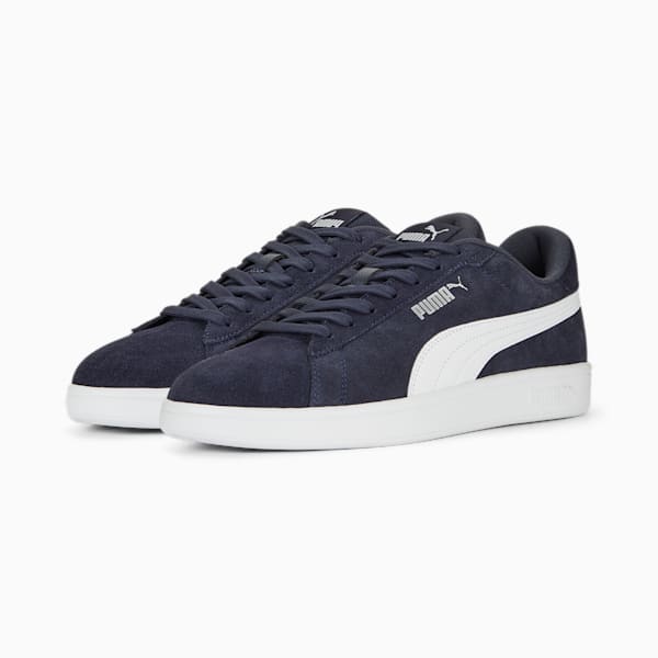 Smash 3.0 Men's Sneakers, Parisian Night-PUMA White-PUMA Silver, extralarge