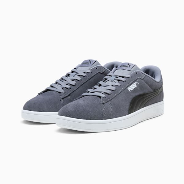 Tenis Smash 3.0, Gray Tile-PUMA Black-PUMA White, extralarge