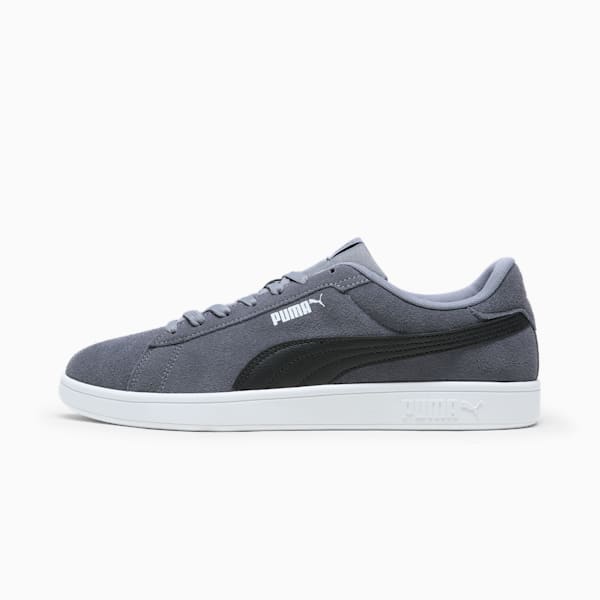 Smash 3.0 Men's Sneakers, Gray Tile-PUMA Black-PUMA White, extralarge