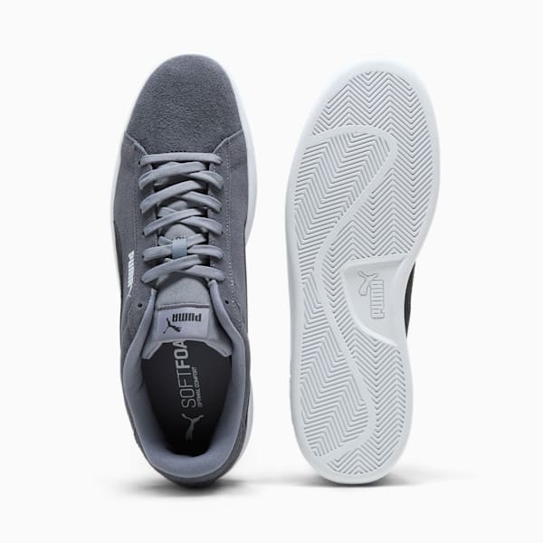 Buy Puma Smash V2 Unisex Grey Sneakers - 3 Online