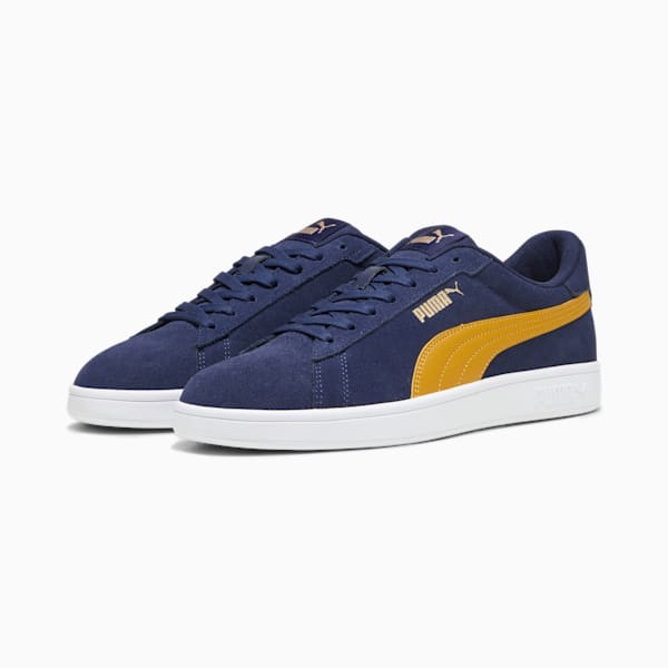 Tenis Smash 3.0, PUMA Navy-Amber-PUMA Gold-PUMA White, extralarge