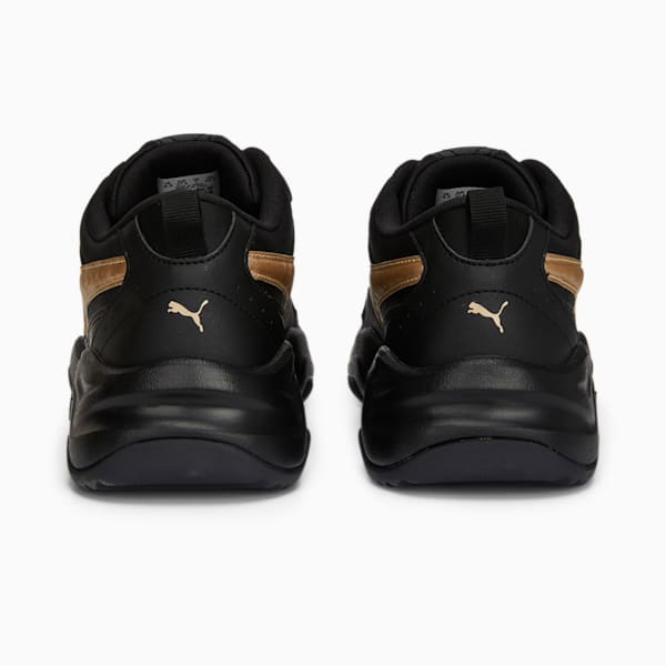 ウィメンズ シリア スぺース メタリックス スニーカー, PUMA Black-PUMA Gold