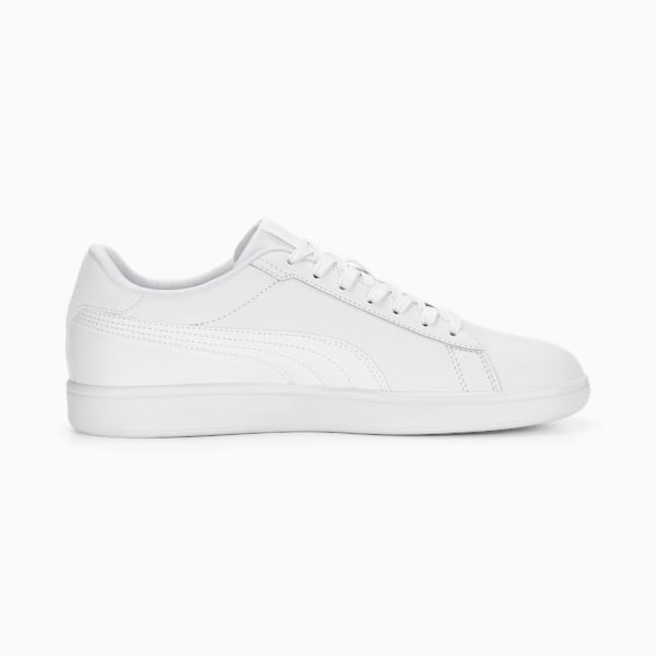 Tenis Smash 3.0 Cuero, PUMA White-PUMA White-PUMA Gold, extralarge